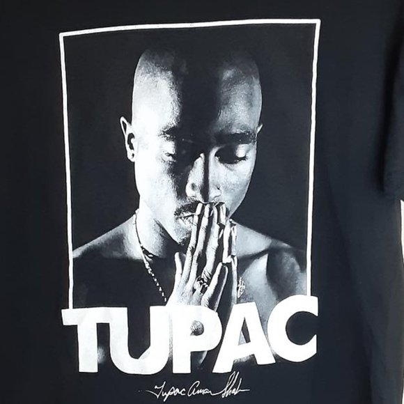 Tupac Shakur Graphic Tee Size Medium - Picture 1 of 4